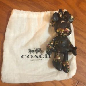 Coach Leather Collectable Disney Keychain